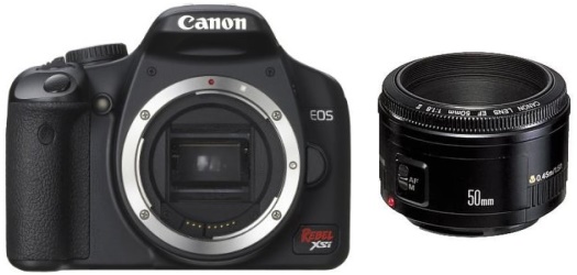 Canon XSi with 50mm f/1.8 II lens