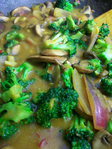 Stirfried Vegetables in Curry Sauce