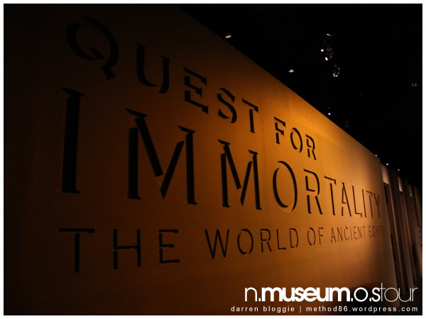 "Quest for Immortality, The World of Ancient Egypt"