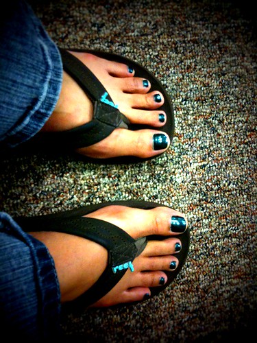 St. Paddys Day Nailart For Toes pedicure