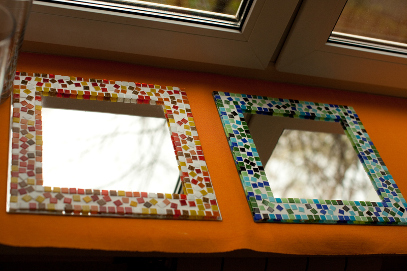 Зеркала, декорированные мозаикой - мастер-класс