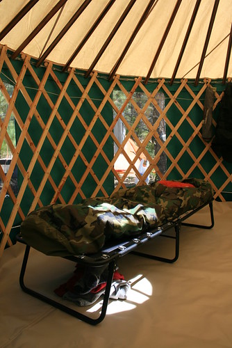 Cot in Yurt