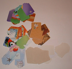 Recycled Greeting Card Tags