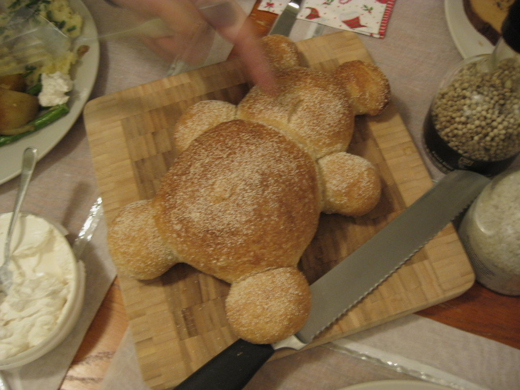 Ace Bakery Christmas Bear Bread