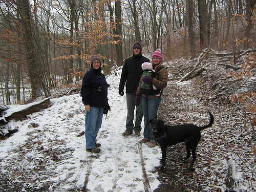 New Year's Day hike at Frick Park