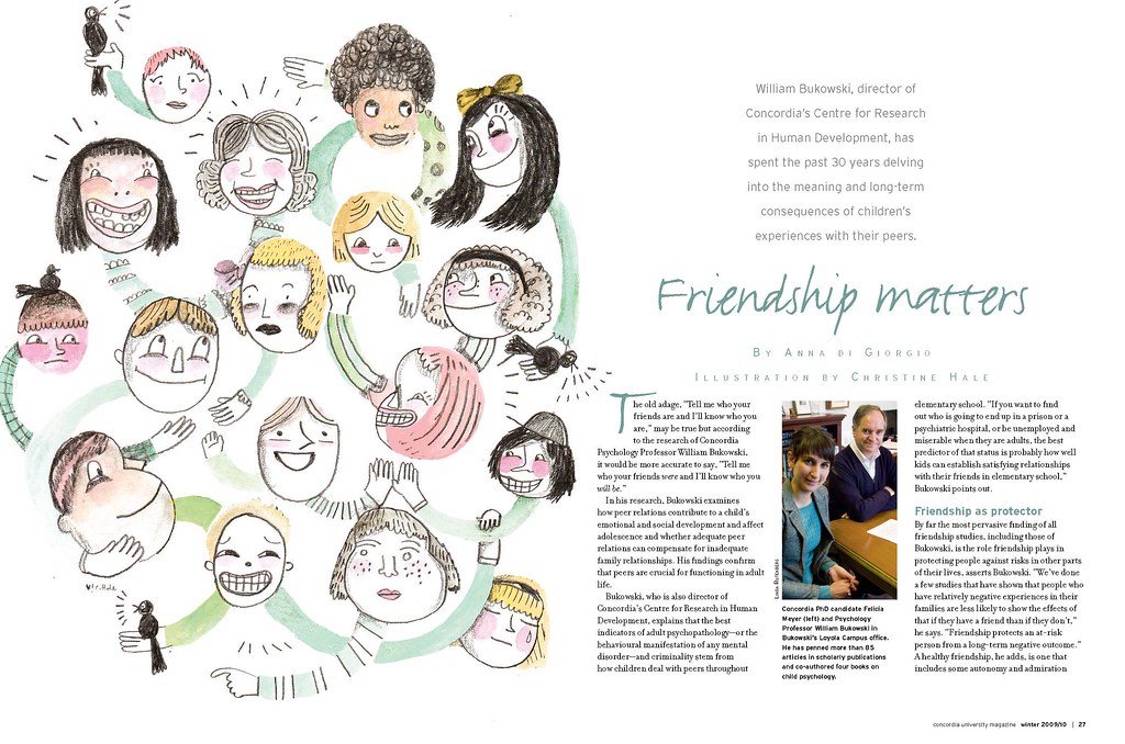 Concordia Magazine Page 1 Illustration
