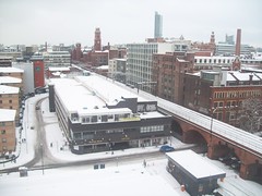 Manchester in the snow