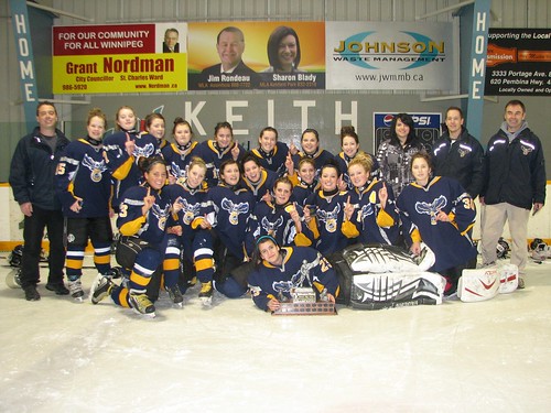 The Eagles Girls Hockey team picked up a tournament win this weekend in Winnipeg.