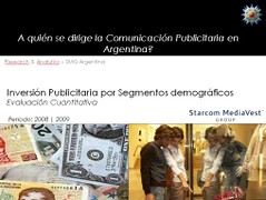 ¿A quién se dirige la comunicación publicitaria en Argentina?