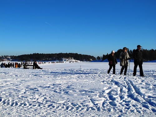 Sunny winter Sunday in Oslo Norway #7