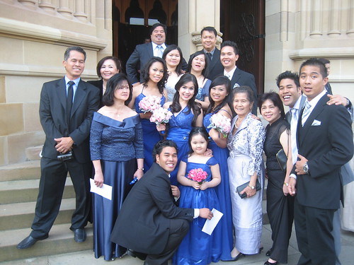 Faustino Family at Michaels Wedding in Sydney