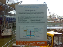 Crossrail sign - What's going on