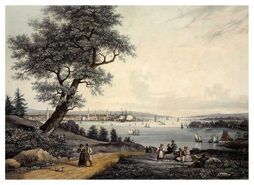 026-Vista de New York desde Weahawk en 1834-The Eno collection of New York City-NYPL