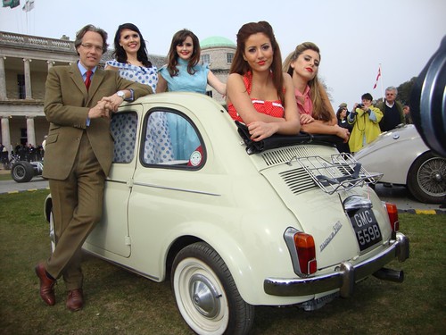 FIAT 500 D 1964 FESTIVAL OF SPEED PRESS DAY WITH LORD MARCH AT GOODWOOD by