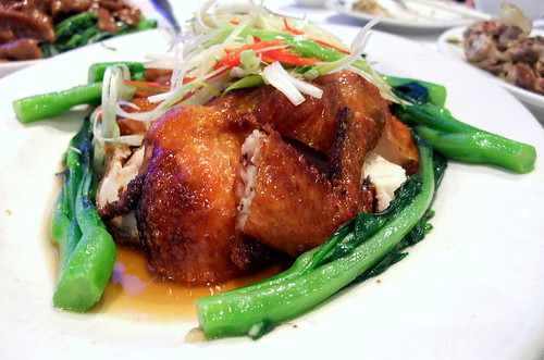 Roast Chicken with Spring Onion Sauce