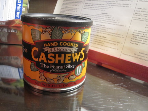 minibar cashews - $12