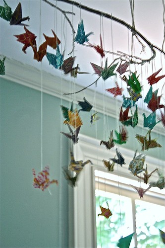 seventy paper cranes
