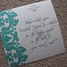 Custom Tiffany Blue Damask Wedding Guestbook Sign with Monogram <a style="margin-left:10px; font-size:0.8em;" href="http://www.flickr.com/photos/37714476@N03/4639046217/" target="_blank">@flickr</a>