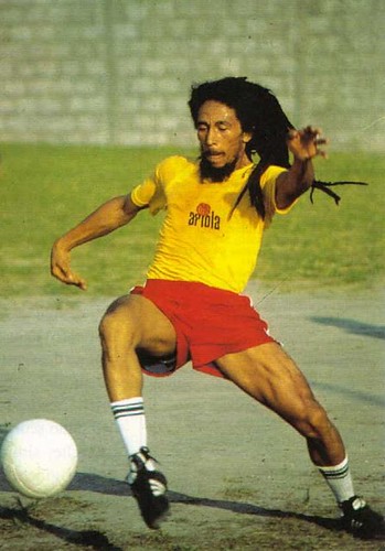 Bob Marley Soccer Pictures. Bob Marley plays Soccer (Set)