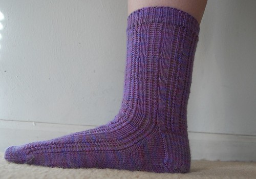 FO: first toe-up sock!