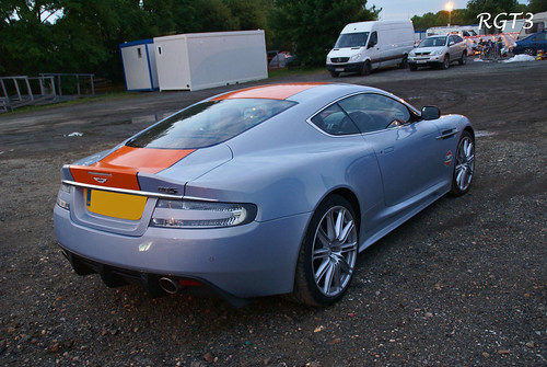 Aston Martin DBS Glacial Blue Orange