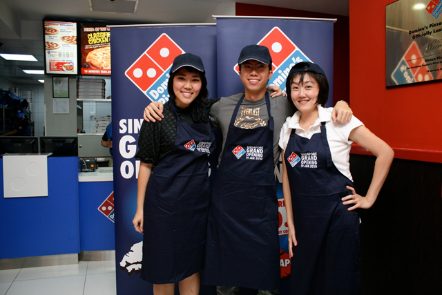 Domino's held a blogger-only launch event