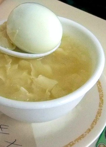 Fu Chook Dessert Soup with Boiled Egg!