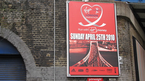 London Marathon 2010 poster