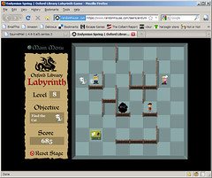 Oxford Library Labyrinth Game