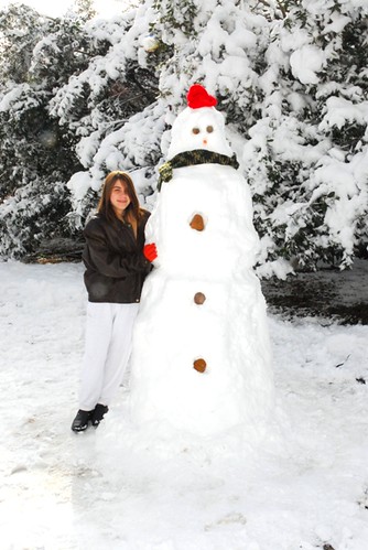 Rebecca and Her Snowman