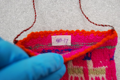Rehousing: Peruvian knitted bag