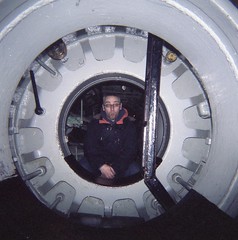 Ant inside a submarine