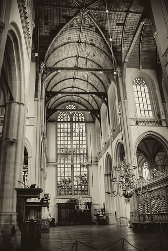 Amsterdam Church Black & White