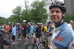 Andrew at the Bike DC registration