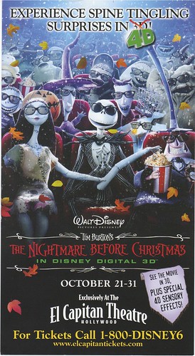 The Nightmare Before Christmas 4d