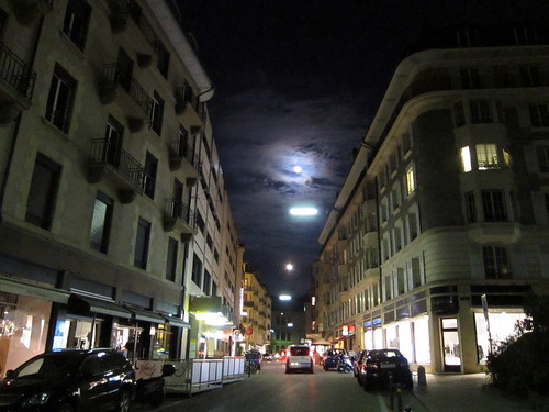 Harvest Moon over Geneva