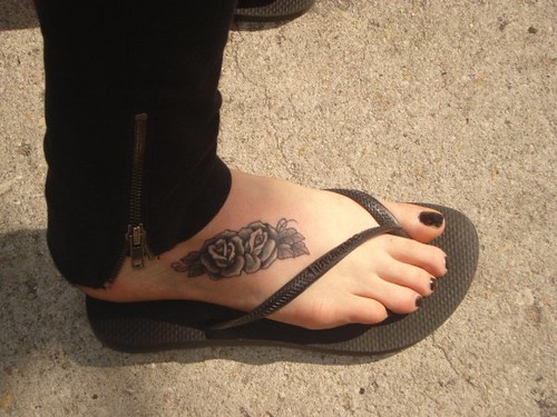 Without question, ankle and foot tattoos are a trendy choice among women 