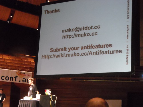 Mako's talk at lca2010