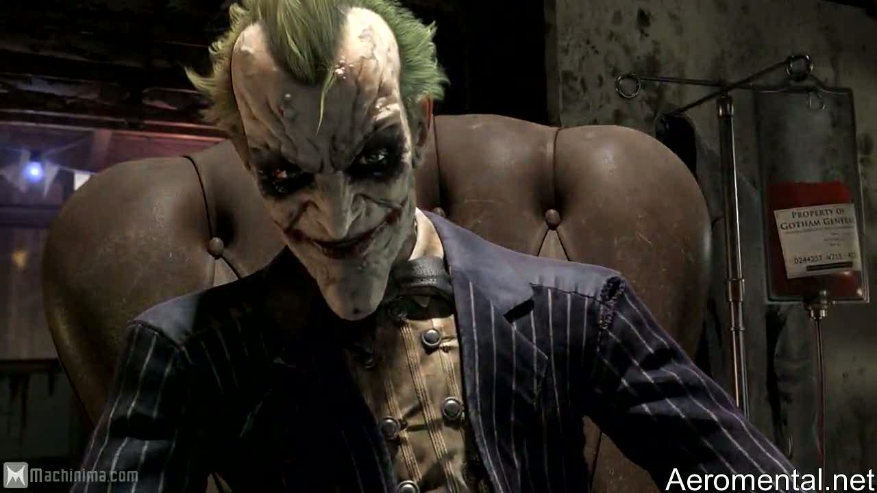 Batman Arkham Asylum 2 Joker face