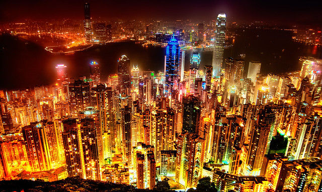 hong kong skyline photo