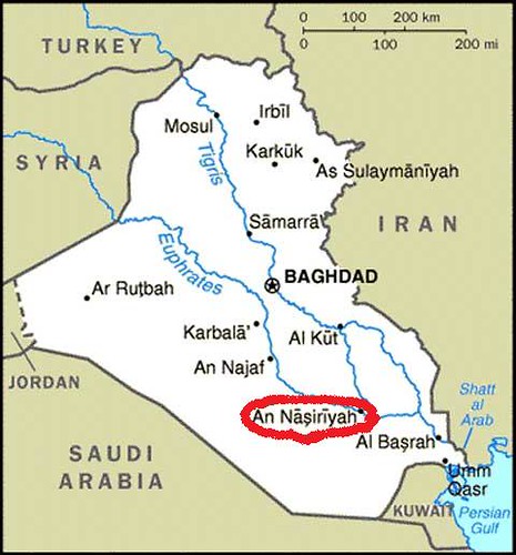 cia iraq map