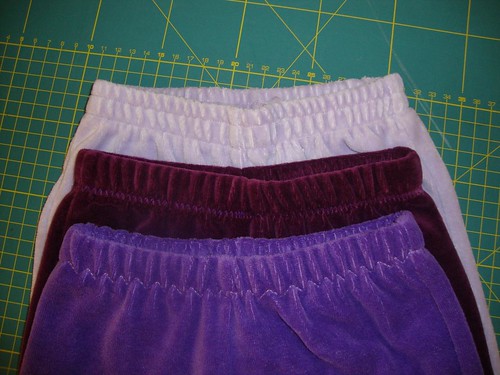 3 different waistband finishes