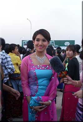 Myanmar Academy Awards For 2008 Myanmar Model Thazin
