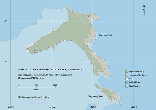 Nosy Antaly Be MA - EEVS Precision Map (1-12500)