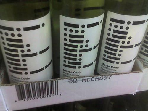 Morse Code Wine