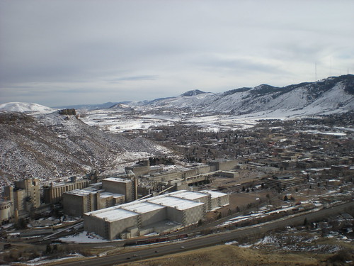 Coors Brewing Factory in Winter