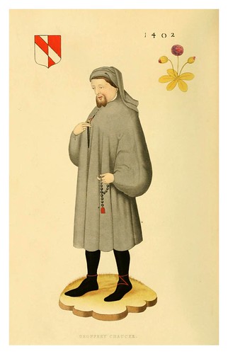006-Geoffrey Chaucer 1402-Dresses and decorations of the Middle Ages 1843- Henry Shaw