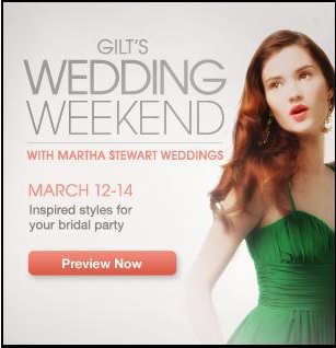 Gilt + Martha Stewart Weddings