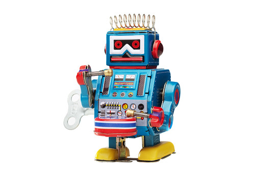 Retro Robot for Back to Basic Marketing
