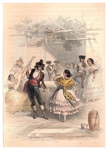 026-Sevilla-Gitanos de Triana-Voyage pittoresque en Espagne et en Portugal 1852- Emile Bégin